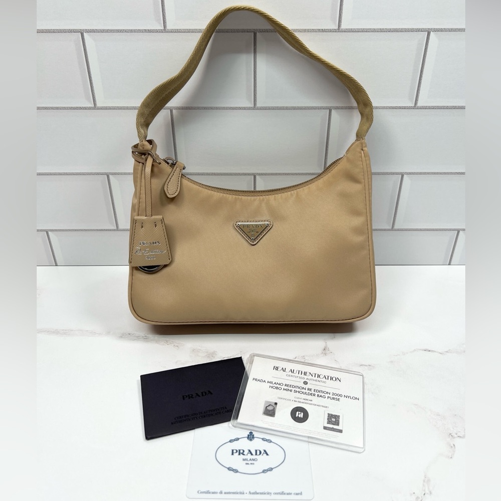 Prada Milano Reedition Re edition 2000 Nylon Hobo Mini Shoulder Bag Purse